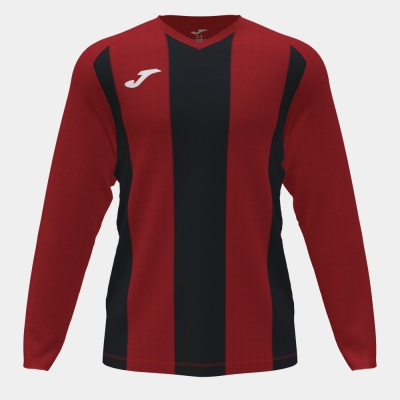 Camasa Pisa Ii Maneca Lunga T- Red Black Joma