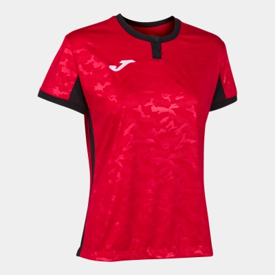 Camasa Toletum Ii T- Red-black S/s Joma