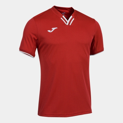 Camasa Toletum Iv Maneca Scurta T- Red White Joma