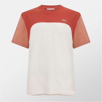 Camasa Lacoste Logo Colour Block T-