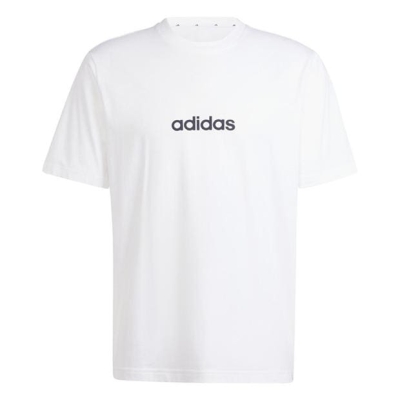 Camasa adidas Essentials Single Jersey Linear Embroidered Logo T- barbat