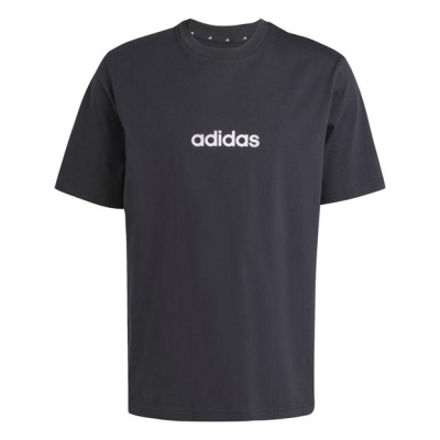 Camasa adidas Essentials Single Jersey Linear Embroidered Logo T- barbat