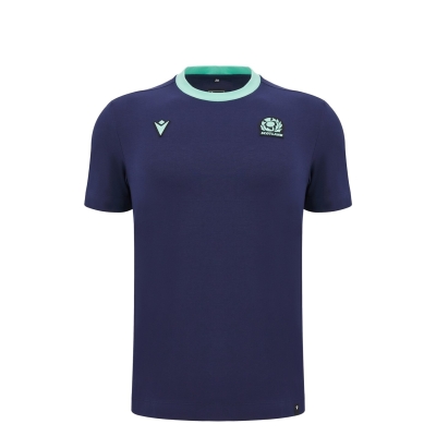 Camasa Macron Scotland Rugby Union Cotton T- 2024 copil