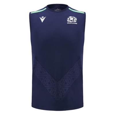 Camasa Macron Scotland Rugby Union Poly T- 2024 adulti