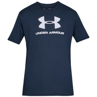 Camasa Men's Under Armor Sportstyle SS T- navy blue UAR 1329590 408 Under Armour