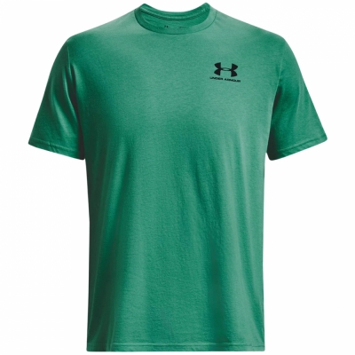 Camasa Men's Under Armor Sportstyle Left Chest SS T- green 1326799 509 Under Armour