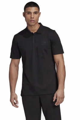 Tricou polo barbati adidas briliant negru