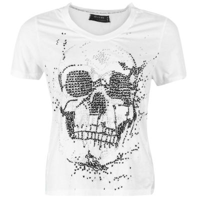 Camasa Religion Skull Embellished T