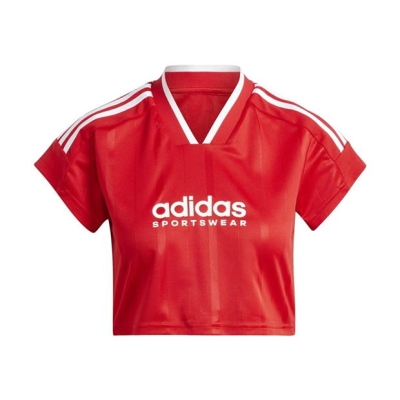 adidas House of Tiro Nations Pack Cut 3-Stripes Crop Jersey dama