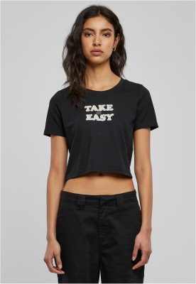 Tricou Take It Daisy Cropped Miss Tee