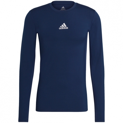 Tricou Koszulka męska adidas Compression Maneca Lunga granatowa GU7338