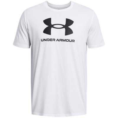 Camasa Men's T- Under Armor Sportstyle Logo white 1382911 100 Under Armour