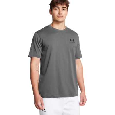 Camasa Under Armour Sportstyle Left Chest SS Men's T- Gray 1326799 025