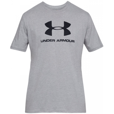 Camasa T- men's Under Armour Sportstyle Logo SS gray 1329590 036