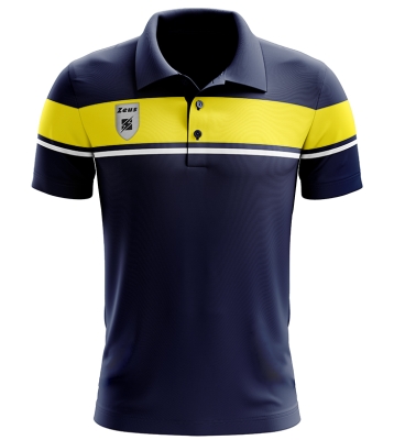 Tricouri polo ACHILLE Zeus bleumarin galben