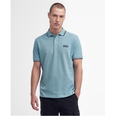 Camasa Barbour International Evan Tipped Short-Sleeved Polo