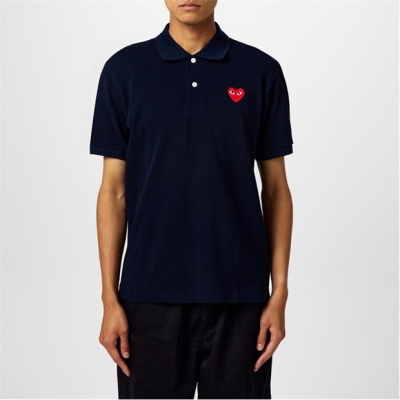 Camasa COMME DES GARCONS PLAY Embroidered Logo Polo