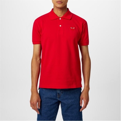 Camasa COMME DES GARCONS PLAY Embroidered Logo Polo