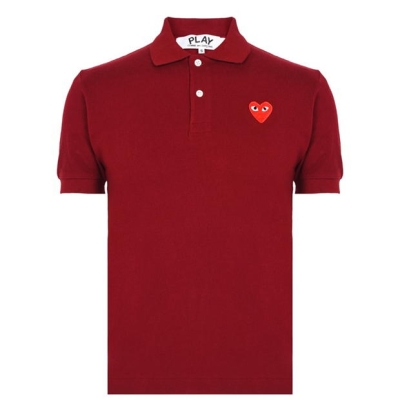 Camasa COMME DES GARCONS PLAY Embroidered Logo Polo