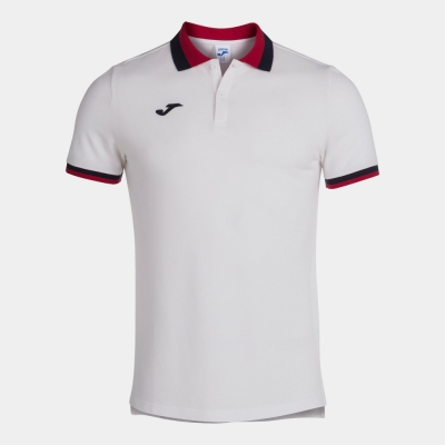 Confort Ii Maneca Scurta Polo White Joma