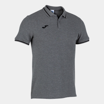 Confort Ii Maneca Scurta Polo Melange Grey Joma