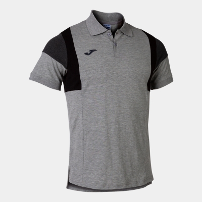 Confort Iii Maneca Scurta Polo Melange Grey Joma