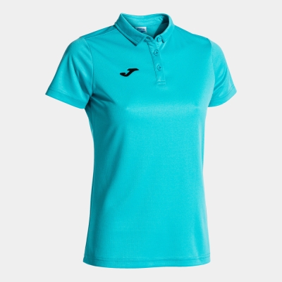 Hobby Maneca Scurta Polo Fluor Turquoise Joma