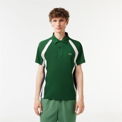 Camasa Lacoste Cotton Mini-Pique Colourblock Polo barbat