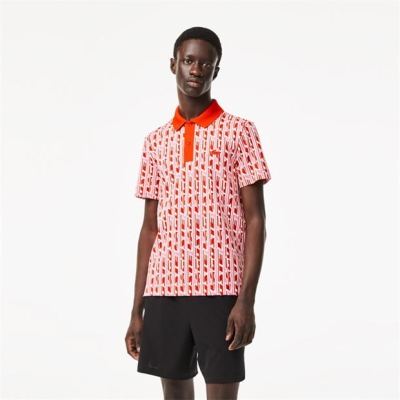 Lacoste Printed Polo Top