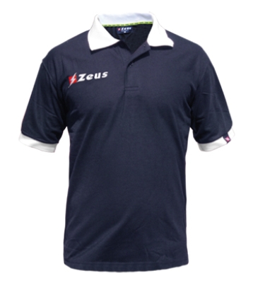 Tricouri polo SLAZ Zeus bleumarin alb