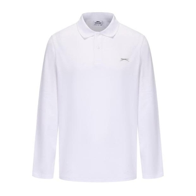 Slazenger Maneca Lunga Plain Polo Men