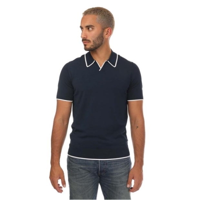 Ted Baker Strortfo Rayon Open Neck Polo