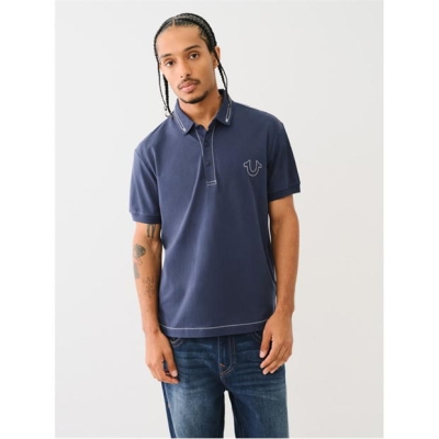 Camasa True Religion Big T Embroidered Polo