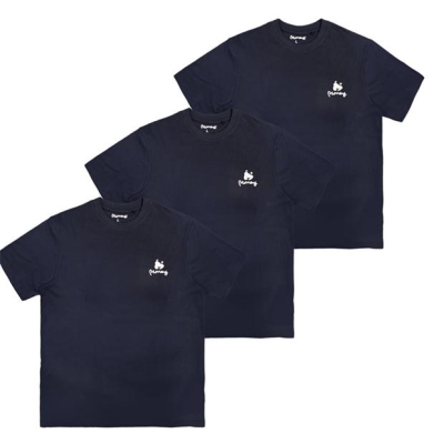 Money Lounger Navy 3-Pack T-shirts