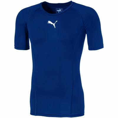 Camasa Men's Puma LIGA Baselayer SS T- blue 655918 02