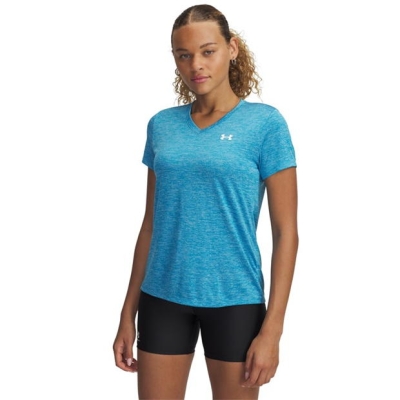 Under Armour Armour Techtm Twist V-Neck Maneca Scurta dama