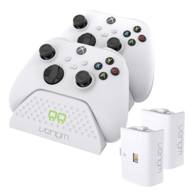 Venom Docking Station Fox Xbox Series X/S and One (White)