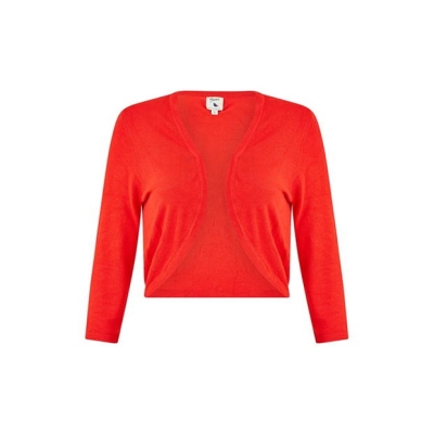 Yumi Yumi Red Knitted Curve Bolero