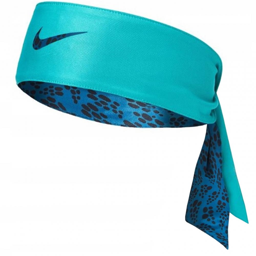 Opaska na glowe Nike Dri-FIT Tie 4.0 niebieska N1003620341OS