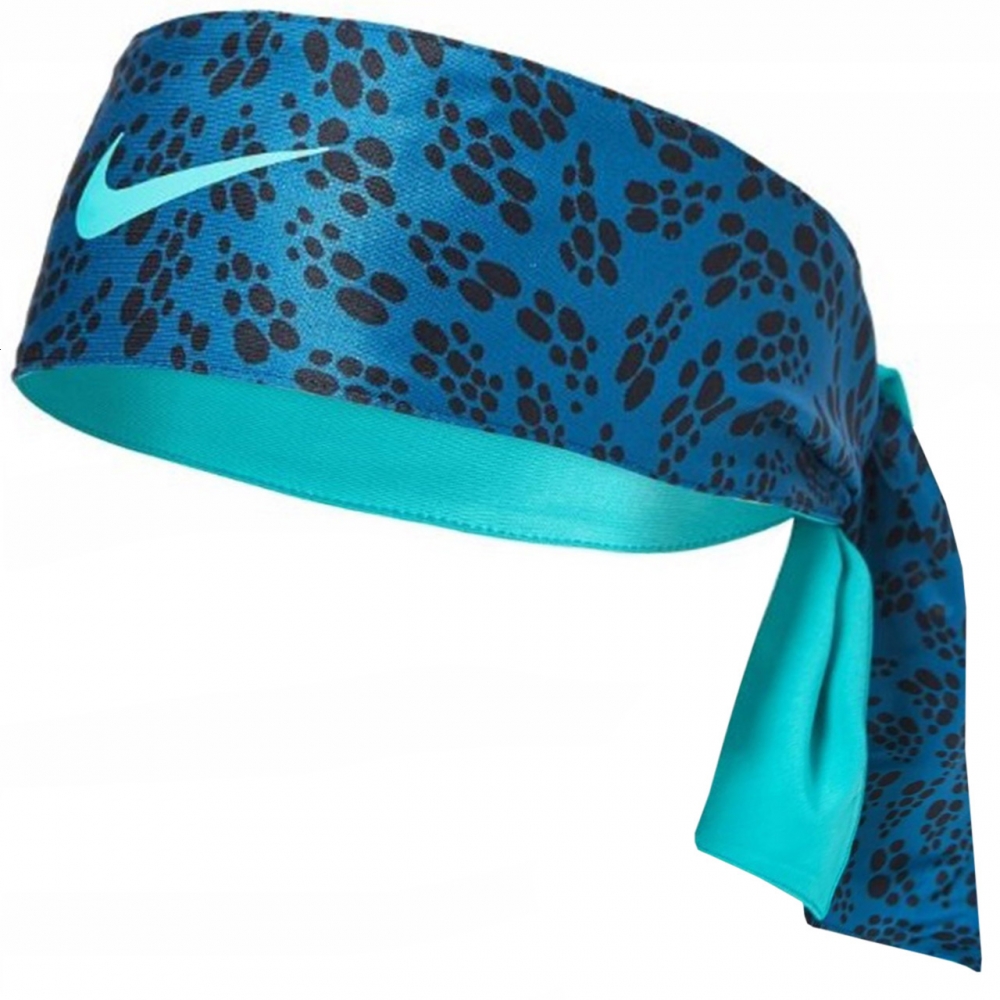 Opaska na glowe Nike Dri-FIT Tie 4.0 niebieska N1003620341OS