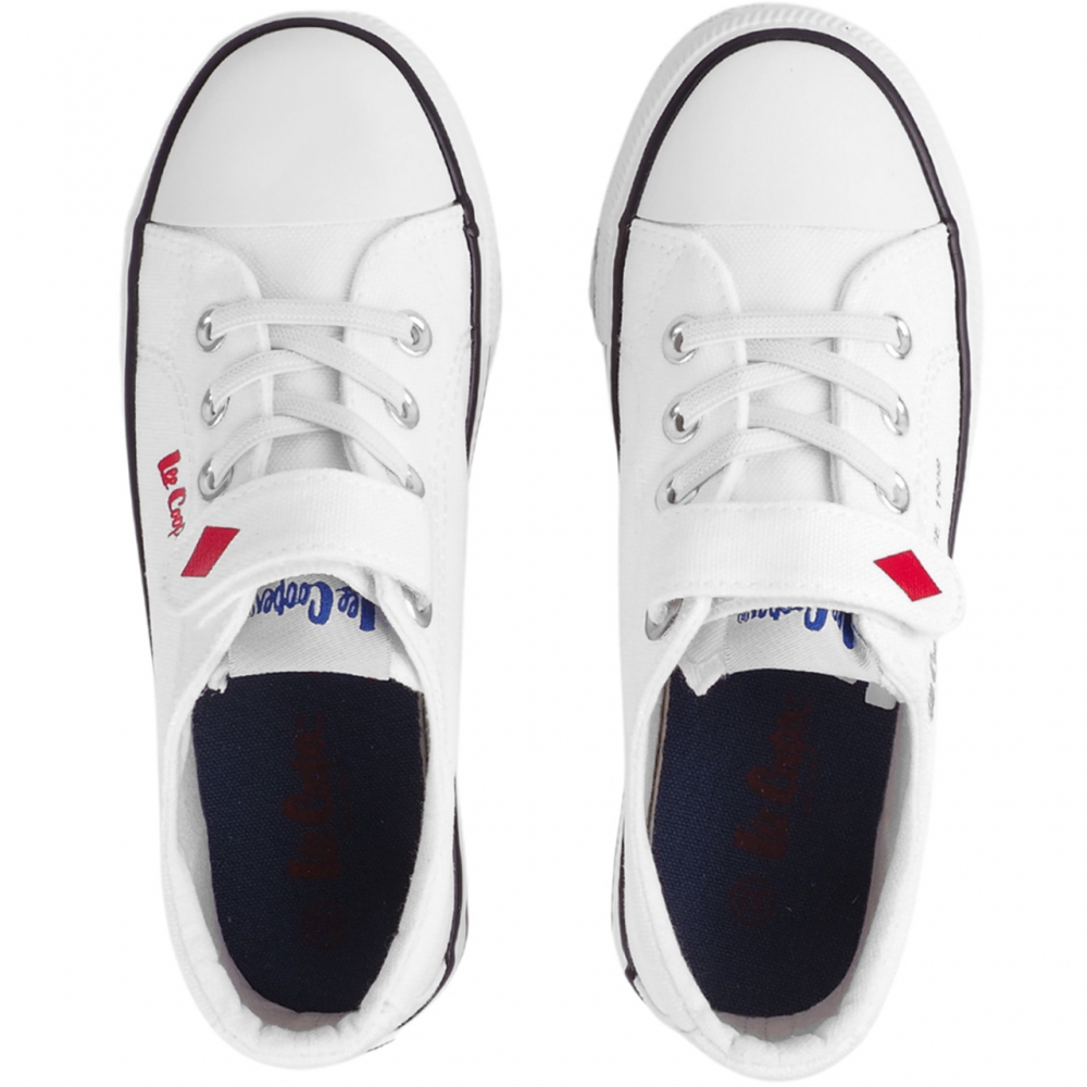 Buty dla dzieci Lee Cooper biale LCW-22-44-0804K