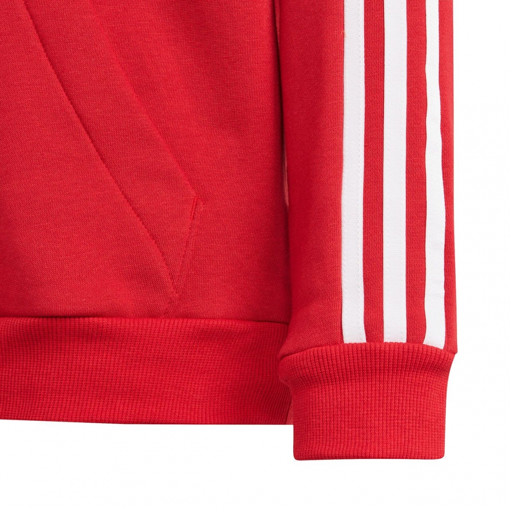 Hanorac Bluza dla dzieci adidas Tiro 23 League Sweat czerwono-biala HS3607