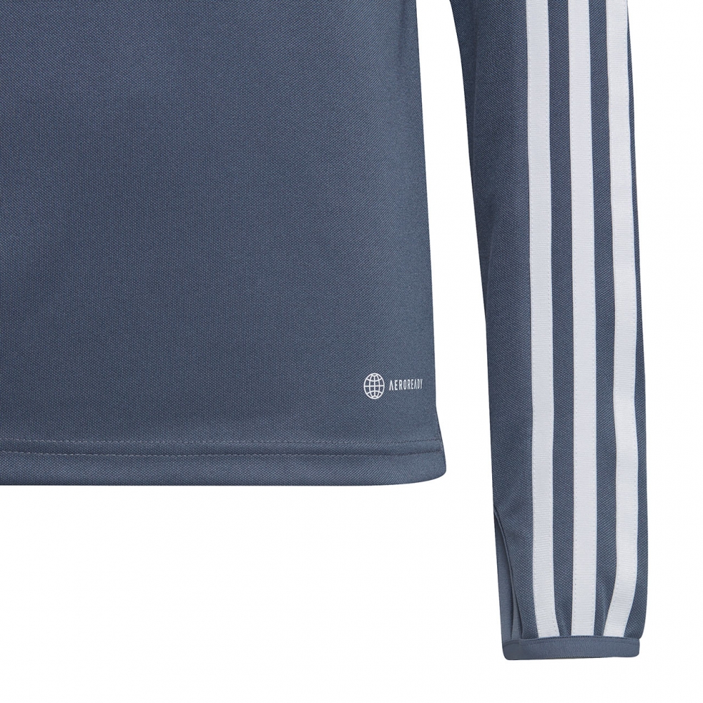 Bluza dla dzieci adidas Tiro 23 League Training Top szaro-biala HS3491