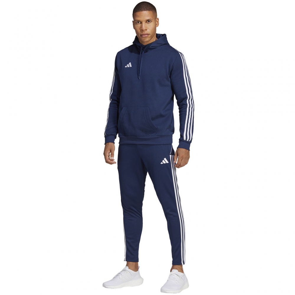 Hanorac Bluza meska adidas Tiro 23 League Sweat granatowo-biala HS3599