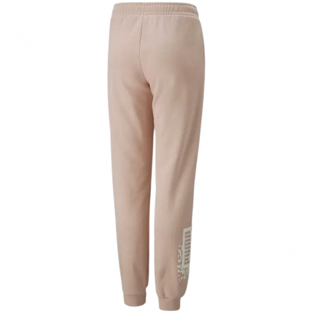 Pantalon trening Spodnie dla dzieci Puma Alpha FL cL G rozowe 670222 47