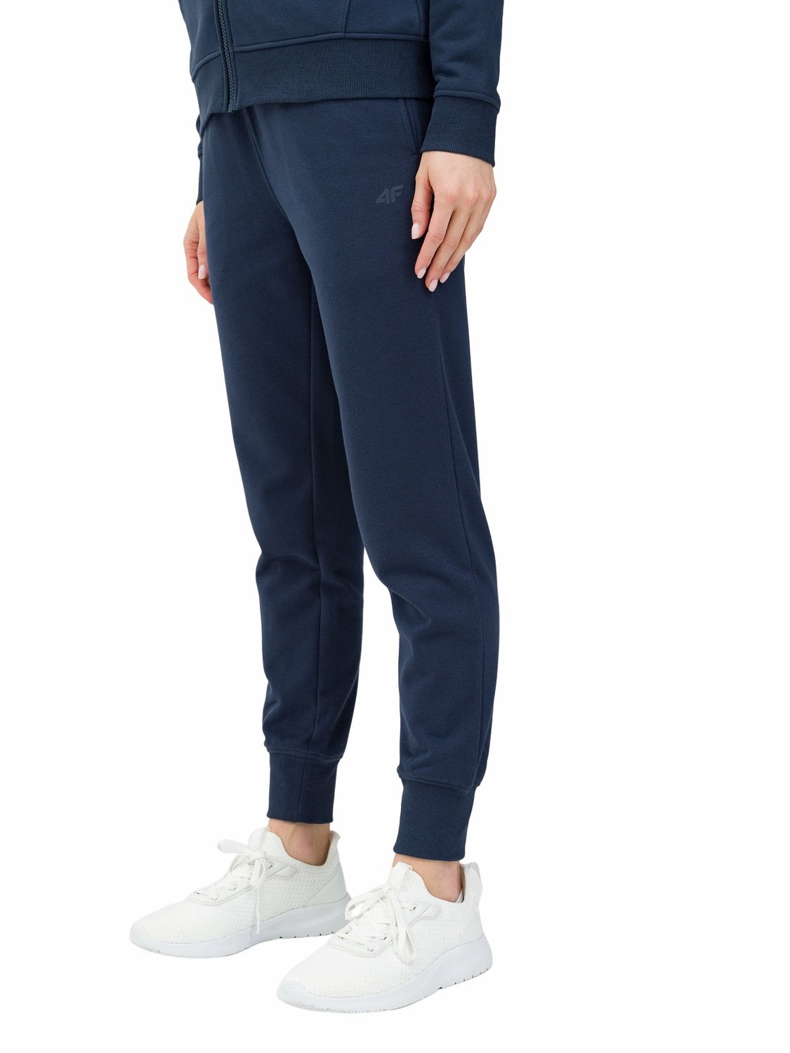 Pantaloni bleumarin conici 4F dama