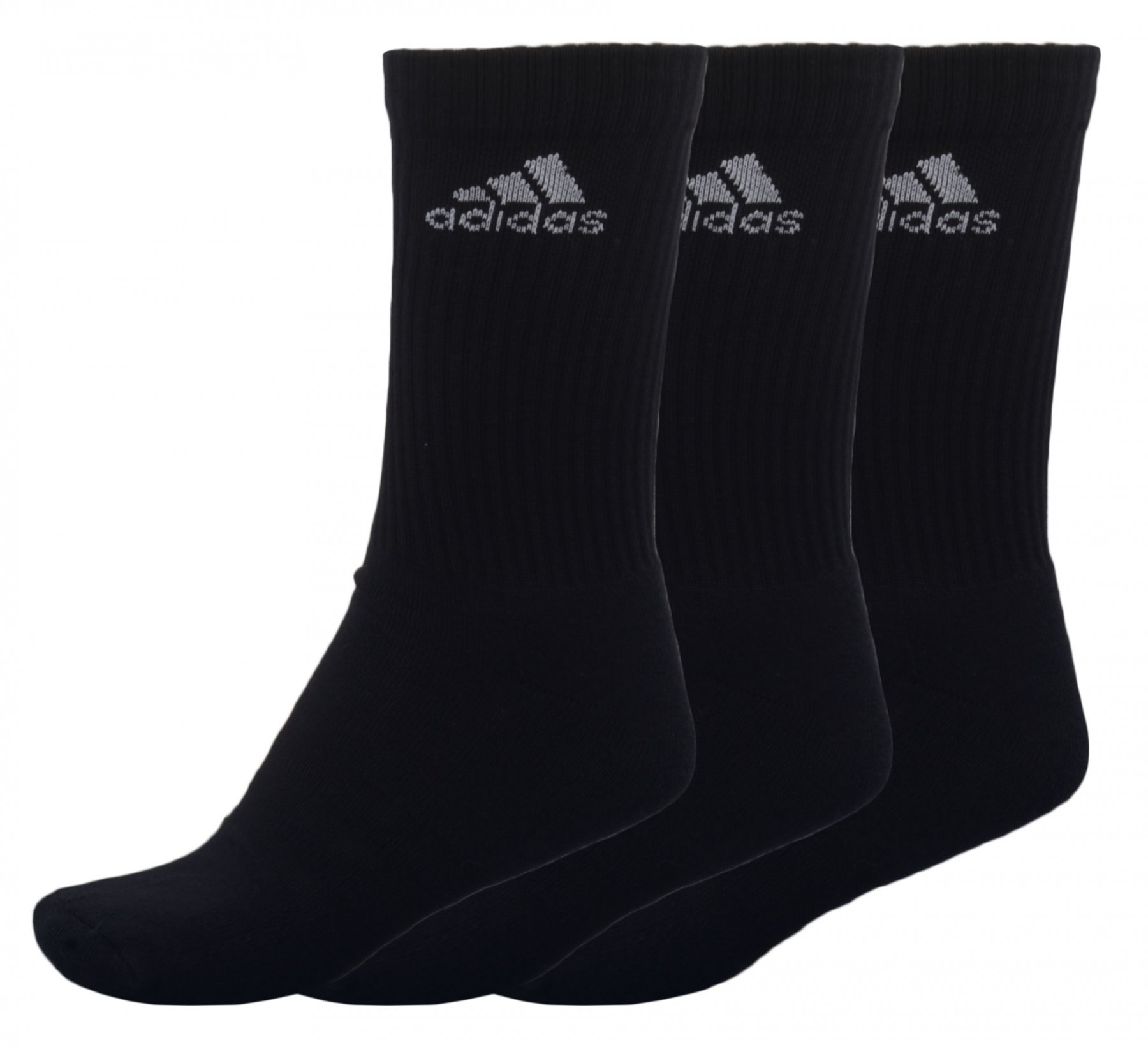 Sosete negre adidas 3-Stripes Performance Crew barbati