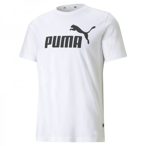 Tricou alb bumbac Puma Essentials 586666-02 barbati