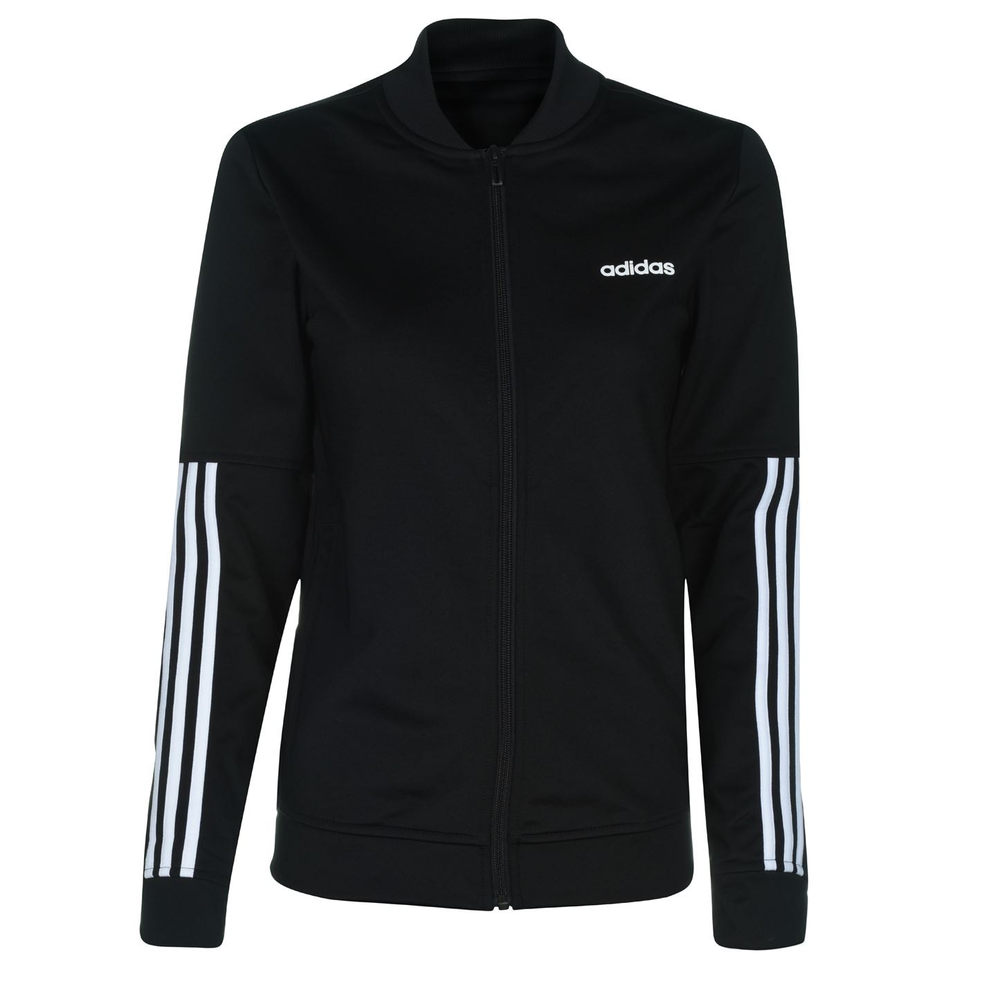 Bluza trening neagra adidas Back 2 Basics 3-Stripes femei