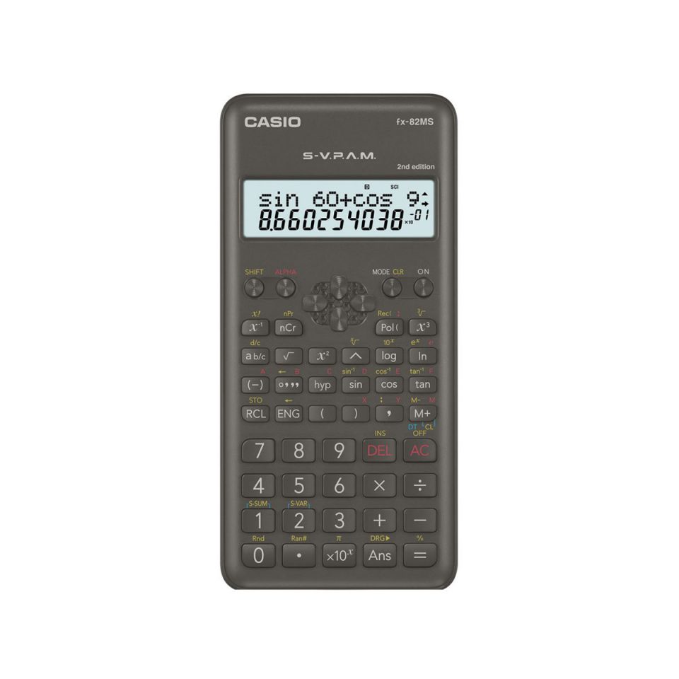 ACCESSORIES CALCULATOR CASIO FX-82MS-2 negru